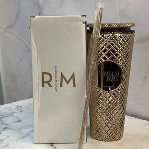 NIB Rachel Miriam-Dream Big- Gold Tumbler